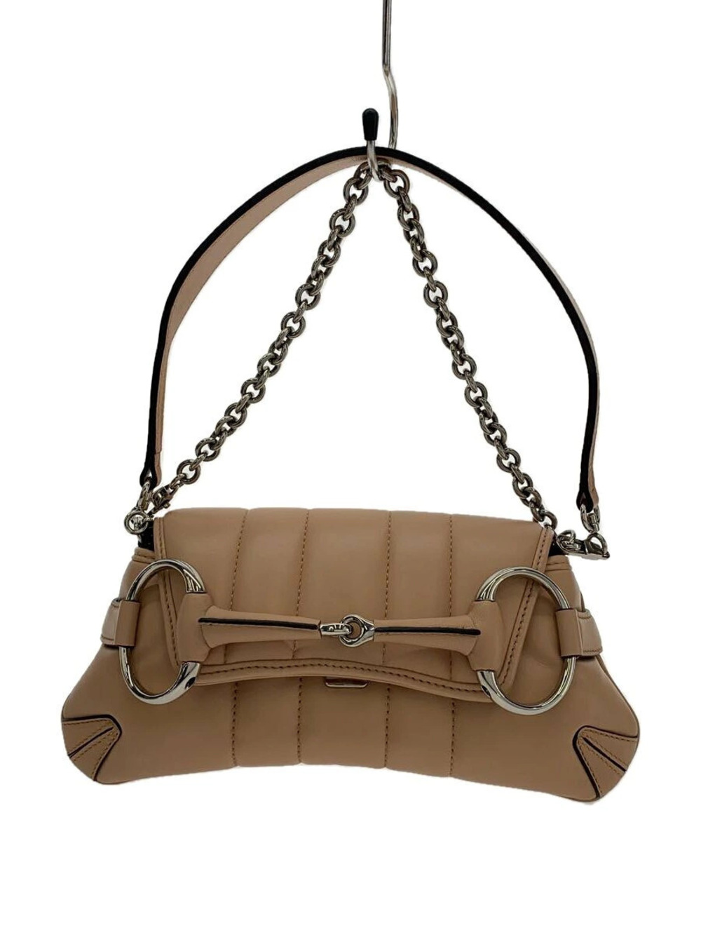 Gucci Horsebit Chain Handbag Leather